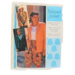 Step By Step Pattern Tailored Jacket New Uncut Vintage
